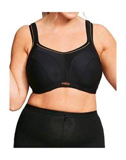 Sculptresse by Panache Damen Plus-Size-Nicht gepolsterter High-Impact Bügel-Sport (9441) BH, Schwarz, 95G von Sculptresse by Panache