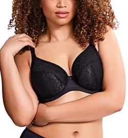 Sculptresse by Panache Damen Roxie Plunge-BH, Tief, Schwarz, 80H von Sculptresse by Panache