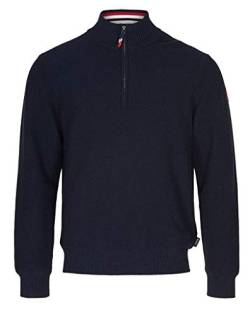 Sea Ranch Herren Windbreaker Pullover Troyer 100% Baumwolle Navy Weiß Gr.M, Gr.L, Gr.XL, Gr. XXL, GR.XXXL, Größe:XXXL von Sea Ranch