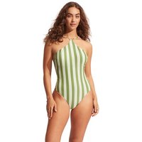 SEAFOLLY Damen Badeanzug Cabana High neck One Piece von Seafolly