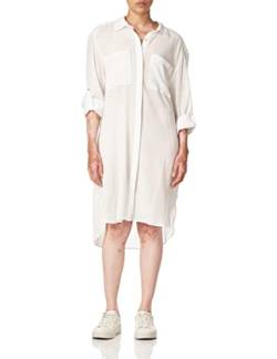 SEAFOLLY Damen Crinkle Twill Shirt Cover Up Bademodeüberzug, Beach Basics Weiß, X-Groß von Seafolly
