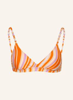Seafolly Bralette-Bikini-Top Mod Squad orange von Seafolly
