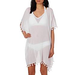 Seafolly Damen Amnesia Kaftan Pareos, Weiß (White), One Size (Herstellergröße:O/S) von Seafolly