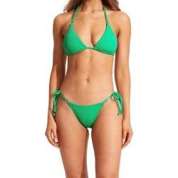 Seafolly Tie Side Rio Pant Damen Bikini (Grün 34) Bikinis von Seafolly