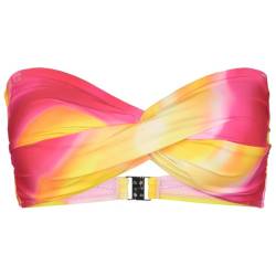 Seafolly - Women's Colour Crush Twist Bandeau - Bikini-Top Gr 40 bunt von Seafolly