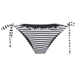 Seafolly - Women's Sorrentostripe Tie Side Rio - Bikini-Bottom Gr 16 grau von Seafolly