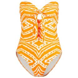 Seafolly - Women's Zanzibar Twist Tie Front One Piece - Badeanzug Gr 8 orange von Seafolly