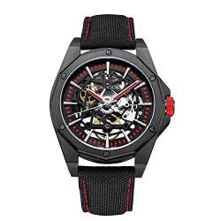 2022 Neue Möwen-Armbanduhr für Herren, automatische mechanische hohle Perspektiven-Uhr, großes Zifferblatt, wasserdichte Persönlichkeitsuhr für Männer, Rot-1 von Seagull