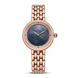 2022 Seagull Watch Lady Fashion Watch Heart Sea Series Perlmutt Zifferblatt Diamant montiert Nacre Automatische mechanische Damenuhr 1130L, 310.28.1130l von Seagull