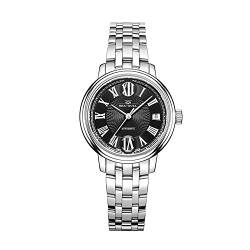 SEA-GULL 2021 New Seagull Herrenuhr Automatik Mechanische Uhr Business Einfache Stahlband Herren Saphir Uhr, Schwarze Frauen, Armband von Seagull