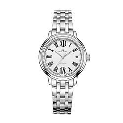 SEA-GULL 2021 New Seagull Herrenuhr Automatik Mechanische Uhr Business Einfache Stahlband Herren Saphir Uhr, Weiße Frauen, Armband von Seagull