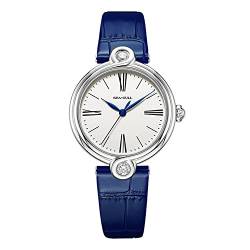 Seagull Damenuhr Zirkon Infinity Series Erschwingliche Luxus Mechanische Uhren für Frauen 1043L, Dark Blue von Seagull