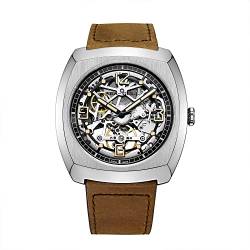 Seagull Uhr Herren Automatik Mechanische Uhr Skelett Perspektive Leuchtende Uhr Herren Armbanduhr von Seagull