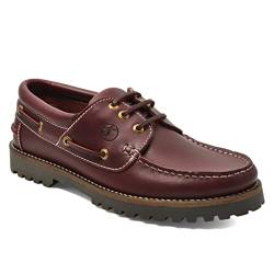 Seajure Herren Bootsschuhe Oran Bordeaux Leder (eu_Footwear_Size_System, Adult, Numeric, medium, Numeric_41) von Seajure