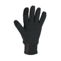 SEALSKINZ Unisex Necton Windproof All Knitted Cold Weather Gloves, Grau, Größe L von SealSkinz