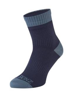 SealSkinz Unisex Waterproof Warm Weather Ankle Length Socke, Navy blue, S EU von SealSkinz