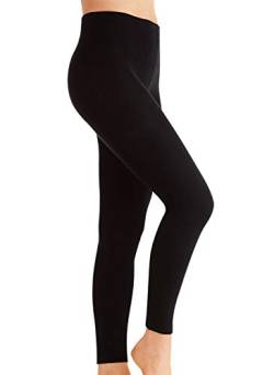 Seamless Control Leggings Shapewear Bauch Beine Körper Schlankheits Schwarz S M L XL 2XL, Schwarz , S von Seamless