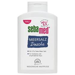 2 Stück Vorteilspack SEBAMED Meersalz Dusche 400 ml, Duschgel für Männer und Frauen, seifenfreie Reinigung für empfindliche und trockene Haut, ohne Mikroplastik, 2 x 400 ml von Sebamed