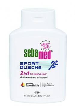 SEBAMED Sport Dusche 2 in 1, Shampoo & Duschgel, für Männer und Frauen, schonende Reinigung für sportstrapazierte Haut, ohne Mikroplastik, 200 ml von Sebamed