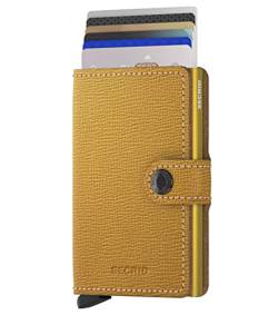 Secrid Geldbörse Miniwallet Crisple Ochre One Size von Secrid