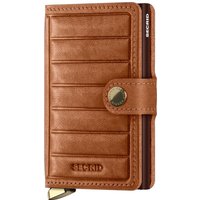 Secrid Miniwallet Emboss Lines Cognac von Secrid