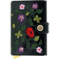 Secrid Premium Miniwallet Stitch Floral Black von Secrid