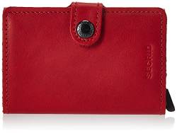 Secrid Unisex Miniwallet Reisezubehör-Kartenhalter im Umschlagformat, Red-Red von Secrid