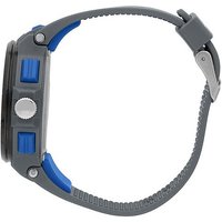 Sector Digitaluhr Sector Herren Armbanduhr Digital, Herren Armbanduhr eckig, groß (40,3x39,7mm), PURarmband grau, Casual von Sector