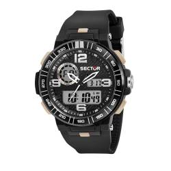 Sector No Limits Herren Digital Analog Quartz Uhr mit Plastic Armband R3251532003 von Sector