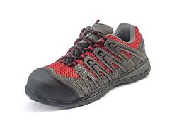 Security Line Herren Halcon S1p Fire and Safety Shoe, rot, 39 EU von Security Line