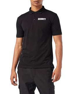 Herren Secuirty Polo Shirt [ S- 6XL] (S, Schwarz - Design 1) von Security