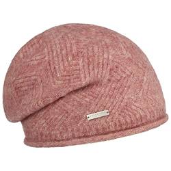 Seeberger Ricarda Long Beanie mit Alpakawolle Strickmütze Damenmütze Wintermütze Wollmütze (One Size - Koralle) von Seeberger