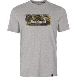 Seeland Falcon T-Shirt | Dark Grey Melange, XXL von Seeland