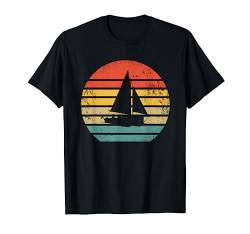 Retro Segeln Segelboot Kapitän - Vintage Segler T-Shirt von Segler Geschenke & Ideen