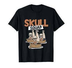 Segler Skelett Skipper Kapitän Segelschiff Segelboot Segeln T-Shirt von Segler Geschenke & Ideen
