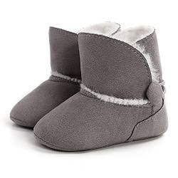 Sehfupoye Baby Mädchen Jungen Turnschuhe Winter Warm Snow Booties Infant First Walking Schuhe 0-6M von Sehfupoye
