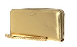 Seidenfelt Manufaktur Damen Portemonnaie Smilla gold One Size (XS-XL) von Seidenfelt