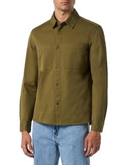 Seidensticker Studio Unisex Regular Fit Langarm Overshirt Hemd, Dunkelgrün, L von Seidensticker Studio