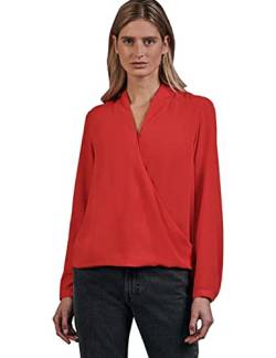 Seidensticker Damen 122645 34 Bluse, Rot (Lipstick Red 45) von Seidensticker