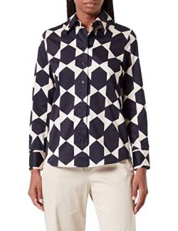 Seidensticker Damen Bluse - Fashion Bluse - Regular Fit - tailliert - Hemd Blusen Kragen - Bügelleicht - Langarm,Elfenbein,36 von Seidensticker