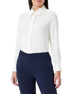Seidensticker Damen Bluse - Fashion Bluse - Regular Fit - tailliert - Hemd Blusen Kragen - Bügelleicht - Langarm,Elfenbein,36 von Seidensticker