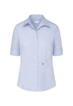 Seidensticker Damen Bluse - Hemdbluse - Bügelfrei - Slim Fit - Kurzarm - Uni - 100% Baumwolle von Seidensticker