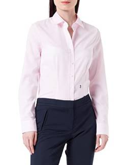 Seidensticker Damen Bluse - Hemdbluse - Slim Fit - Langarm - Uni - 100% Baumwolle von Seidensticker