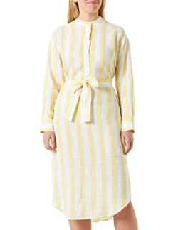 Seidensticker Damen Regular Fit Blusenkleid Langarm Kleid, Gelb, 38 von Seidensticker