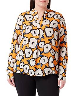 Seidensticker Damen Regular Fit Langarm Bluse, Orange, 36 von Seidensticker
