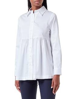 Seidensticker Damen Regular Fit Langarm Bluse, Weiß, 40 EU von Seidensticker