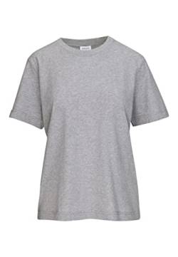 Seidensticker Damen T-Shirt - Fashion - Regular Fit - tailliert - Rundhalsausschnitt - Bügelleicht - Kurzarm,Grau,S von Seidensticker
