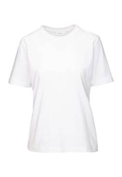 Seidensticker Damen T-Shirt - Fashion - Regular Fit - tailliert - Rundhalsausschnitt - Bügelleicht - Kurzarm,Weiß,XL von Seidensticker