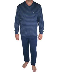 Seidensticker Herren Anzug Lang Zweiteiliger Schlafanzug, Blau (blau 800), Small (Herstellergröße: 048) von Seidensticker