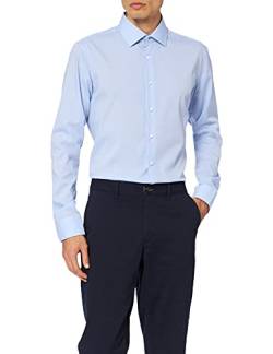 Seidensticker Herren Business-Hemd - Extra Slim Fit - Bügelfrei - Kent-Kragen - Langarm - 100% Baumwolle , blauw (12)36 von Seidensticker